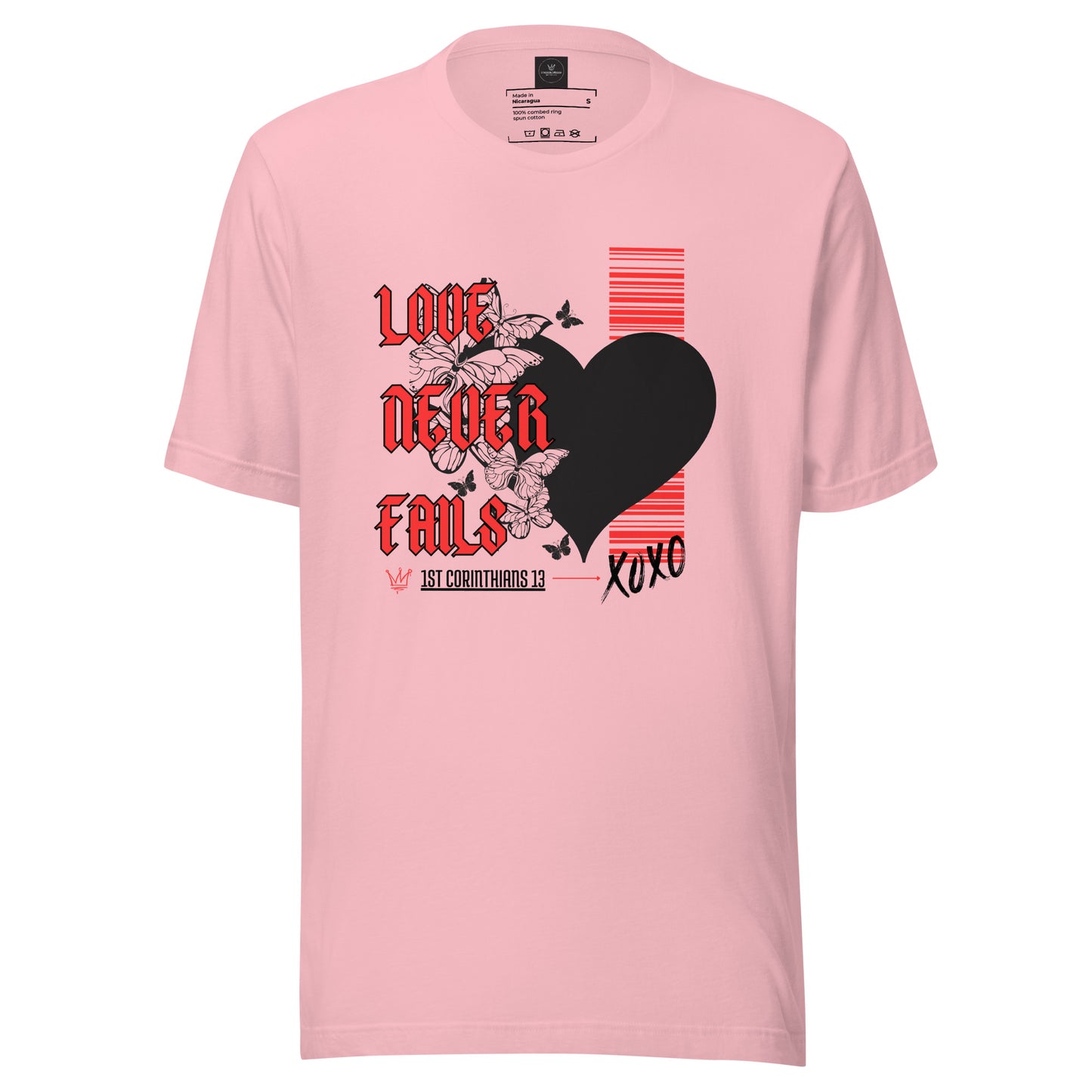 Love Never Fails (Black Font)