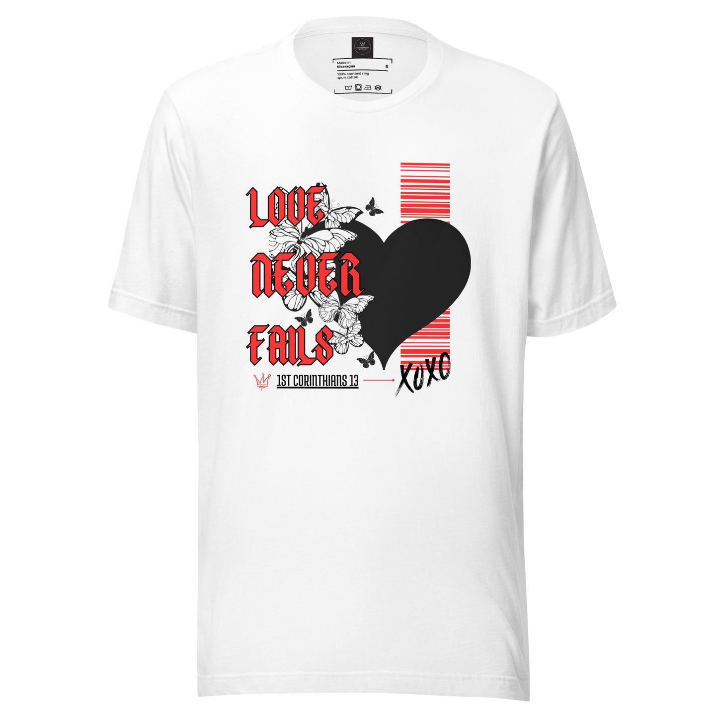 Love Never Fails (Black Font)