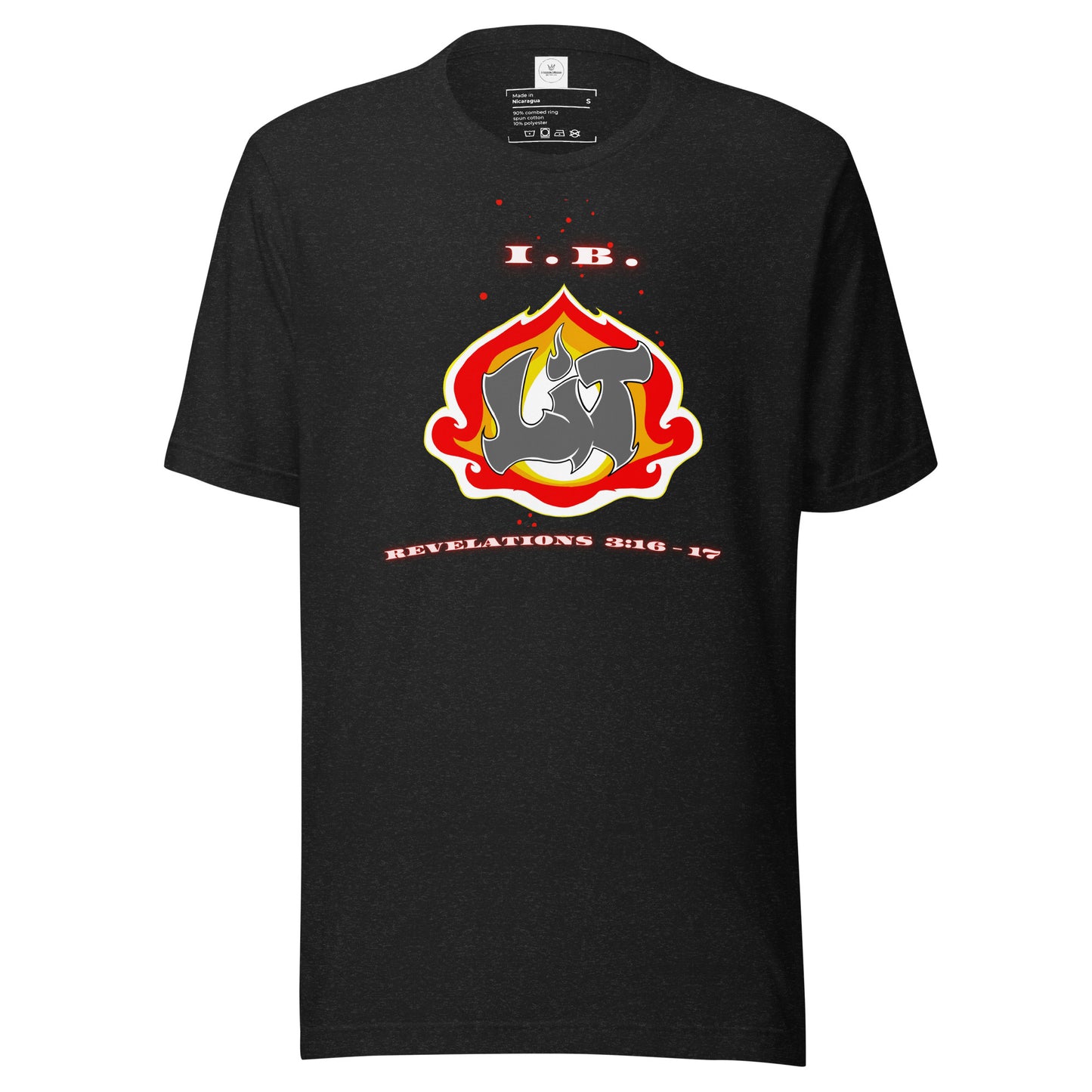 I.B. LIT (Revelations 3:15+16) T-shirt